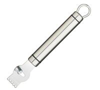 KitchenCraft Coltello Zester / Canelle professionale in acciaio inox, 21 cm (8,5"), argento