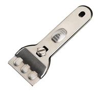 KitchenCraft Raschietto per piano cottura in ceramica, acciaio inox, 28 x 28 x 30 cm