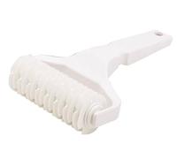 KitchenCraft Rullo Tagliapasta A Losanghe in Plastica, Colore Bianco, 21 x 13 cm