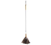 Kitchencraft Scopino Living Nostalgia con Vere Piume di Struzzo, con Manico telescopico, 1 - 1,5 m