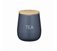 KitchenCraft Serenity Barattolo da Tè in Ferro con Coperchio Ermetico in Legno d