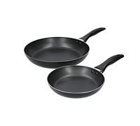 KitchenCraft Set di padelle a induzione antiaderenti in confezione regalo, padelle in alluminio da 28 cm e 20 cm