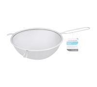 KitchenCraft Setaccio grande da 20 cm, in acciaio inox, ideale per cuocere e cucinare, accessorio da cucina essenziale, argento