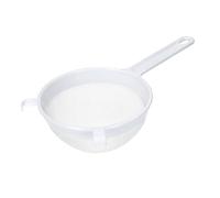 KitchenCraft Setaccio in plastica con rete in nylon resistente al calore, medio (15 cm) bianco