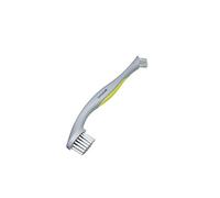 KitchenCraft Spazzola in Plastica 2 in 1 con Manico, 28 cm - Grigio