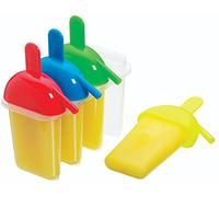KitchenCraft Stampi per ghiaccioli in plastica a contagocce - Multicolore (set di 4)