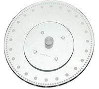 KitchenCraft Sweetly Does It Supporto per torta girevole, confezione regalo, vetro, 30 cm