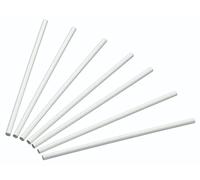 KitchenCraft Sweetly Does It Bastoncini per cake pop, carta, bianco, confezione da 50, 10 x 3 x 3 cm