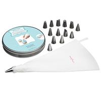 KitchenCraft Sweetly Does It Sac à Poche e Beccucci per Glassa in Scatola Regalo, Set per Decorazione da 16 Pezzi