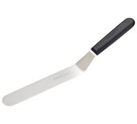 KitchenCraft Spatola per glassa Sweetly Does It – lama angolata in acciaio inox 38 cm argento/nero