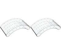 KitchenCraft Sweetly Does It - Supporto per Cake Pops, 29 cm, Trasparente (Confezione da 2)