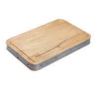 KitchenCraft Tagliere industriale da cucina in legno lavorato a mano, 48 x 32 x 5 cm (19" x 12,5" x 2") - Rettangolare