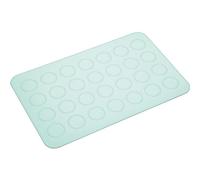 KitchenCraft Tappetino da forno per macaron con ricetta, 28 stampi in silicone, 36 x 23 cm, blu