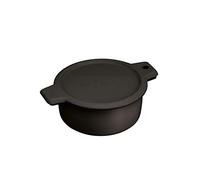 KitchenCraft Padella per grigliate e doratura per microonde, cottura rapida, alimenti di qualità da forno, robusta e leggera, 26 x 29 x 9 cm, nera