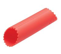 KitchenCraft Tubo pelatore per aglio in silicone, rosso, 13,5 cm
