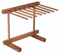 KitchenCraft World of Flavours, Stendipasta pieghevole in confezione regalo, in legno, 36 x 30 x 23,5 cm, marrone