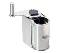KitchenCraft World of Flavours Grattugia per parmigiano a rotazione, acciaio inox