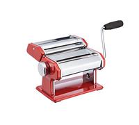 KitchenCraft World of Flavours Macchina per la pasta in acciaio inox - Rosso
