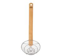 KitchenCraft World of Flavours Schiumarola cinese con manico in legno di bambù, 33 cm (13")