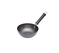 KitchenCraft World of Flavours Wok piccolo a induzione, acciaio al carbonio antiaderente, 20 cm