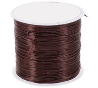 KITCHENKARATLY Filo Elastico Piatto per Estensioni Capelli e Braccialetti Filo Elastico Invisibile e Resistente per DIY e Creazioni Moda Adatto per Capelli Ricci e Acconciature Senza Tracce