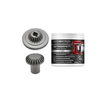 KitchenTech Kit di riparazione del cambio compatibile con robot da cucina KitchenAid - ingranaggi in acciaio + grasso lubrificante alimentare - adatto per Artisan, Classic, Ultra & Heavy Duty