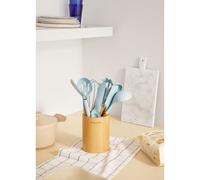 KITCHENWARE STUDIO - Utensili Da Cucina In Legno E Silicone Azzurro Pastello