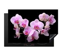 KitchenYeah© Copri Piano Cottura 78x52 cm Coprifornelli Tappetino per Induzione Fornello Tutto per la Cucina Orchidea - Fiori - Rosa - Flora