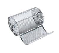 Kitchnexus, Cestello per grill, rosticceria, barbecue, in acciaio inox, 22 x 12 cm, Acciaio INOX, argento, 22*12cm