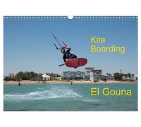 Kite Boarding El Gouna (Wandkalender 2026 DIN A3 quer), CALVENDO Monatskalender: Ägypten und vor allem das liebliche Örtchen El Gouna ist für Wind- und Wassersportler erste Anlaufadresse.