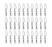 Kite Flying Connector & Fishing Accessory 30 Pack di affidabili cuscinetti a sfera girevoli per un uso senza soluzione di continuità (2/0)