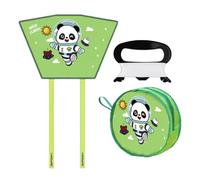 Kite Kit Kids Beach Toys - Instant Fun Aerodynamic Shape Pocket Size Travel Accessory, Free Long String + Ergonomic Grip | Durable Lightweight Nylon Material For Picnics & Camping