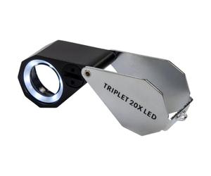 Kite - Lente d'ingrandimento Kite Triplet 20 X 21 modello LED