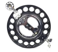 Kite Roulette， Avvolgitore, impugnatura a rotella, guida corda universale, design anti-inversione, con blocco di sicurezza, adatto a bambini e adulti(Schwarz)