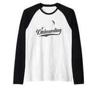 Kiteboarding tra Le Onde Maglia con Maniche Raglan