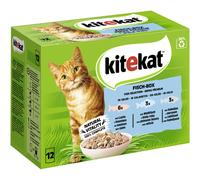 Kitekat Bustine Monoporzione Multipack Fisch-Box IN Gelatina 96 X 85g (8,08 €/