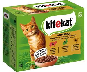 Kitekat Il Cacciatore in Salsa - Bustine da 85 g, Confezione da 12 - 1.020 g