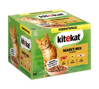 Kitekat in buste 24 x 85 g Alimento umido per gatto - Mix del Mercato in Gelatina
