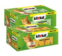 Kitekat in buste 96 x 85 g Umido gatto - Mix in salsa: La Simpatica Canaglia + Picnic in salsa