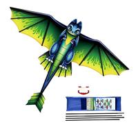 Kites for Kids - Large Dragon Kite with Handle, Easy Fly Portable Beach Kite with 328ft String | Outdoor Activity Toy for Adults Teens Youth Park Yard Garden Travel | Giant Kites