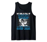 Kitesurf Kiteboarding My Soul Is Full Of Wind Canotta