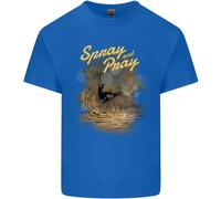 Kitesurfing Spray E Preghiera Uomo Cotone T-Shirt