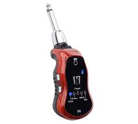 KITHOUSE Mini amplificatore per cuffie B6 per chitarra, ricevitore Bluetooth, ricaricabile, per chitarra elettrica da viaggio, con CLEAN/CHORUS/FLANGER/METAL/WAH 5 effetti (colore mogano)