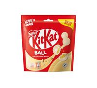 KitKat Ball con Cioccolato Bianco, Confezione da 140g, Snack Dolce
