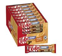 KITKAT Chunky Peanut Butter Wafer ricoperto di Cioccolato al Latte con ripieno al Burro d'Arachidi, 24 snack da 42 g (1.008 kg)