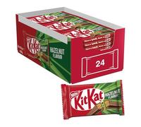 KITKAT Hazelnut Wafer ricoperto di Cioccolato al Latte al gusto Nocciola, 24 Snack da 41,5g (996g)