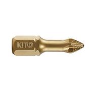 KITO Punte, set da 20 pezzi, PH 3 x 25 mm, S2/TiN