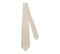 Kiton, ,Accessories ,Uomo ,Beige ,ONE SIZE Geometri Pattern Silk Tie