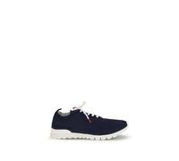 Kiton Blue Cotton Low Top Sneakers - EU42/US9