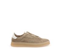 Kiton - Suede Slip-On Sneakers - - Shoes - Uomo - Bianco - 44 EU